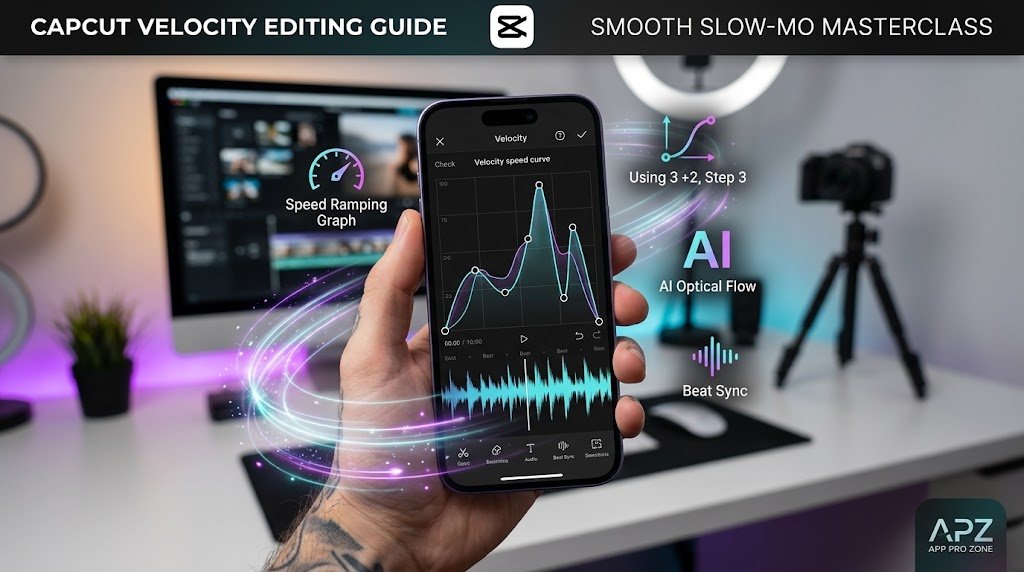 Mastering CapCut velocity editting