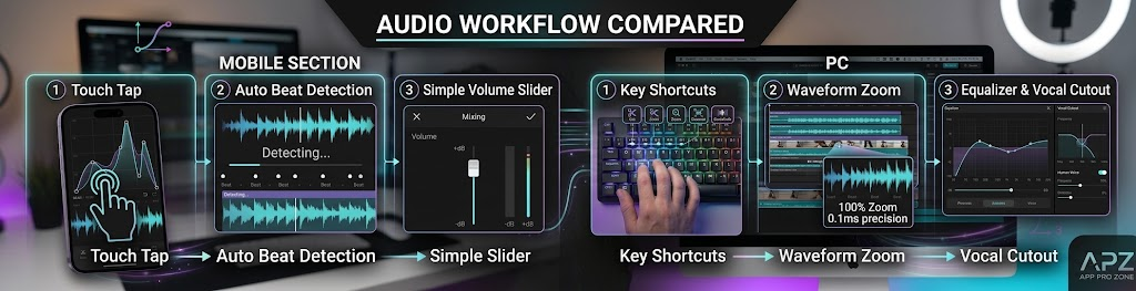 CapCut PC vs CapCut Mobile