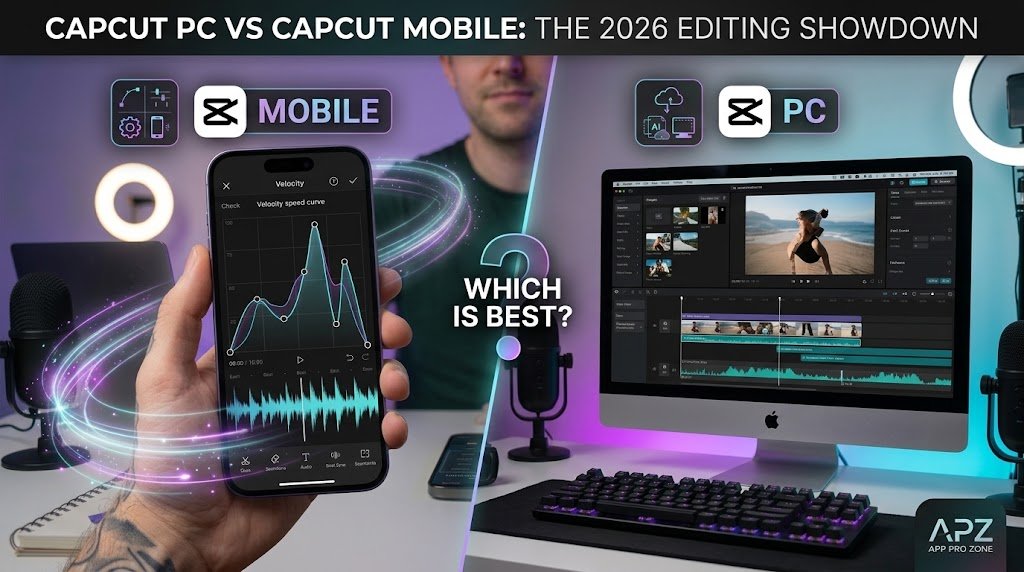 Capcut mobile VS Capcut PC